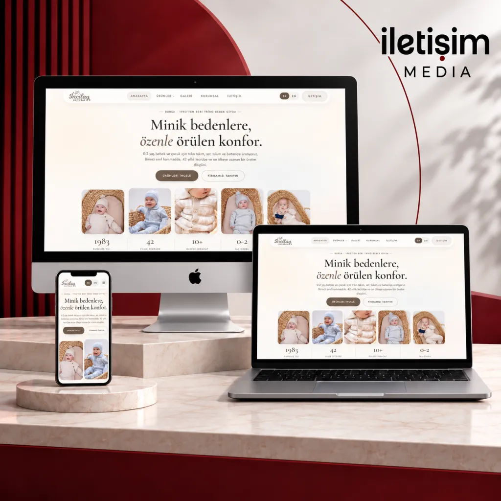 İncilay Triko web sitesi