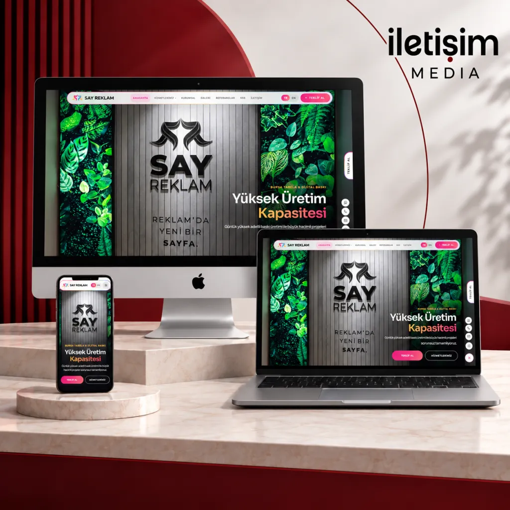 Say Reklam web sitesi